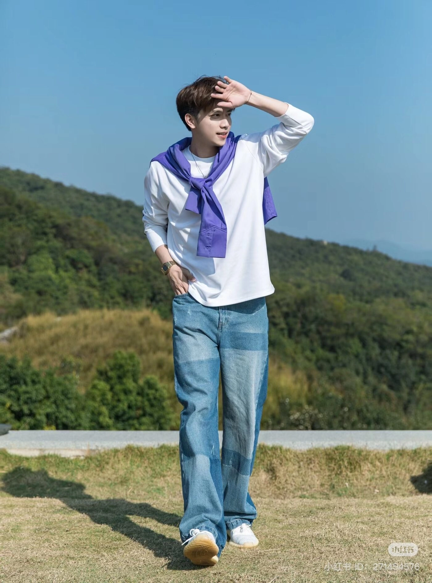 tạo dáng chụp ảnh nam