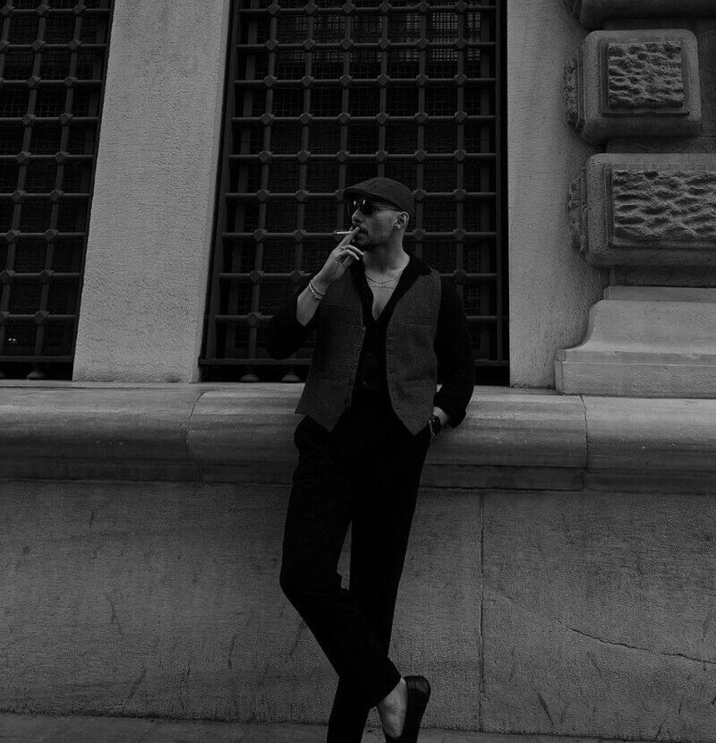 tạo dáng chụp ảnh ngầu cho nam