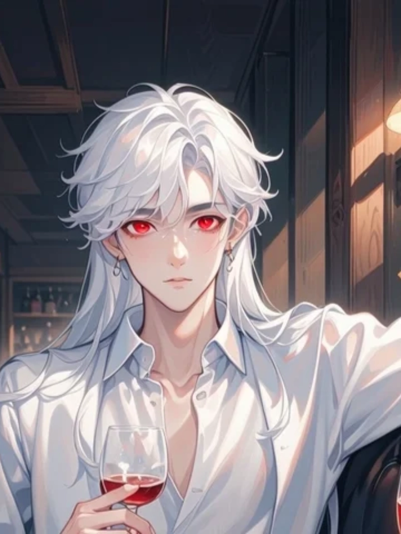 ảnh nam tóc trắng