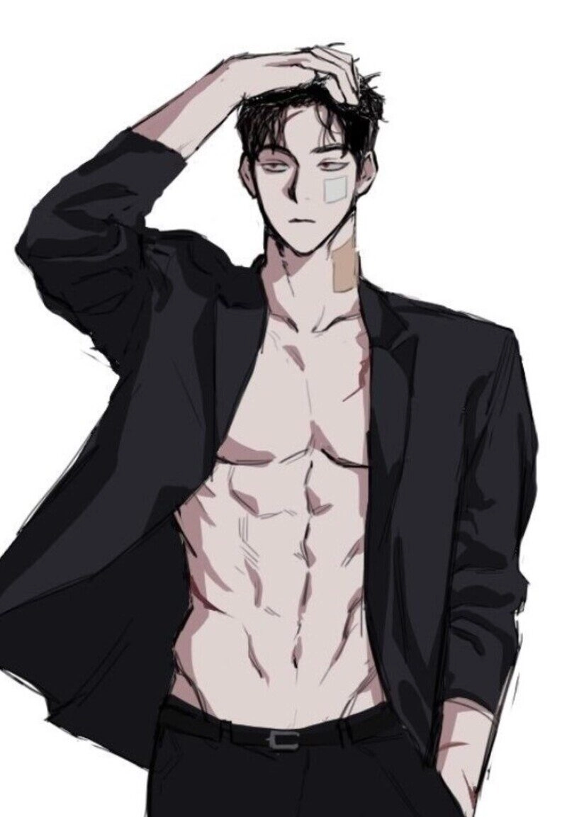 ảnh trai đẹp 6 múi anime