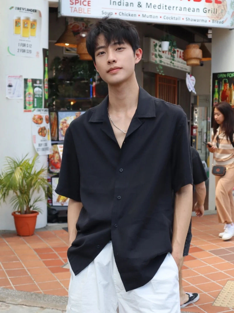 ảnh trai đẹp áo đen