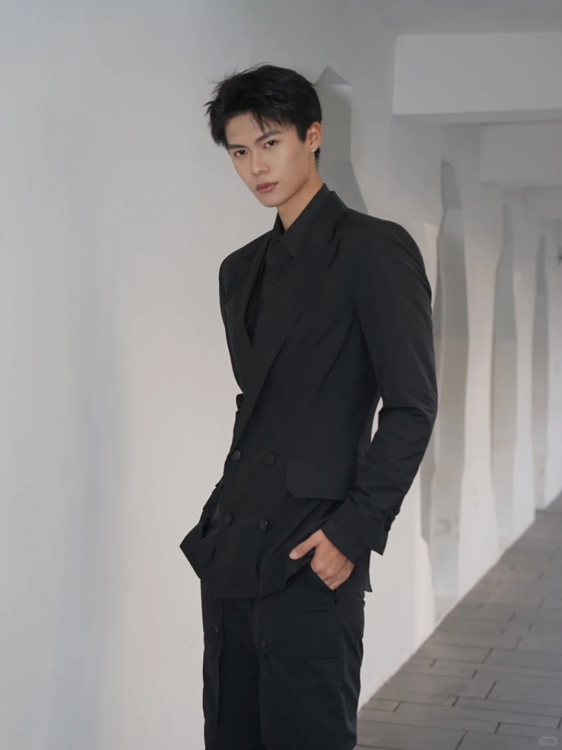 ảnh trai đẹp áo đen