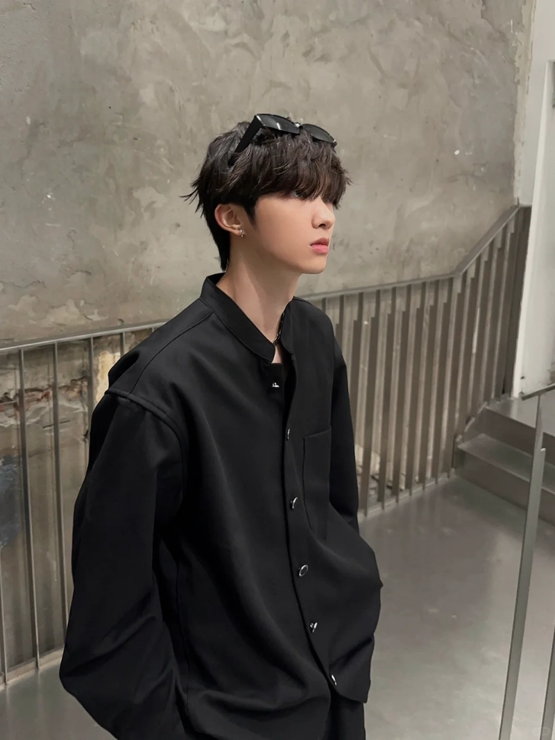 ảnh trai đẹp áo đen