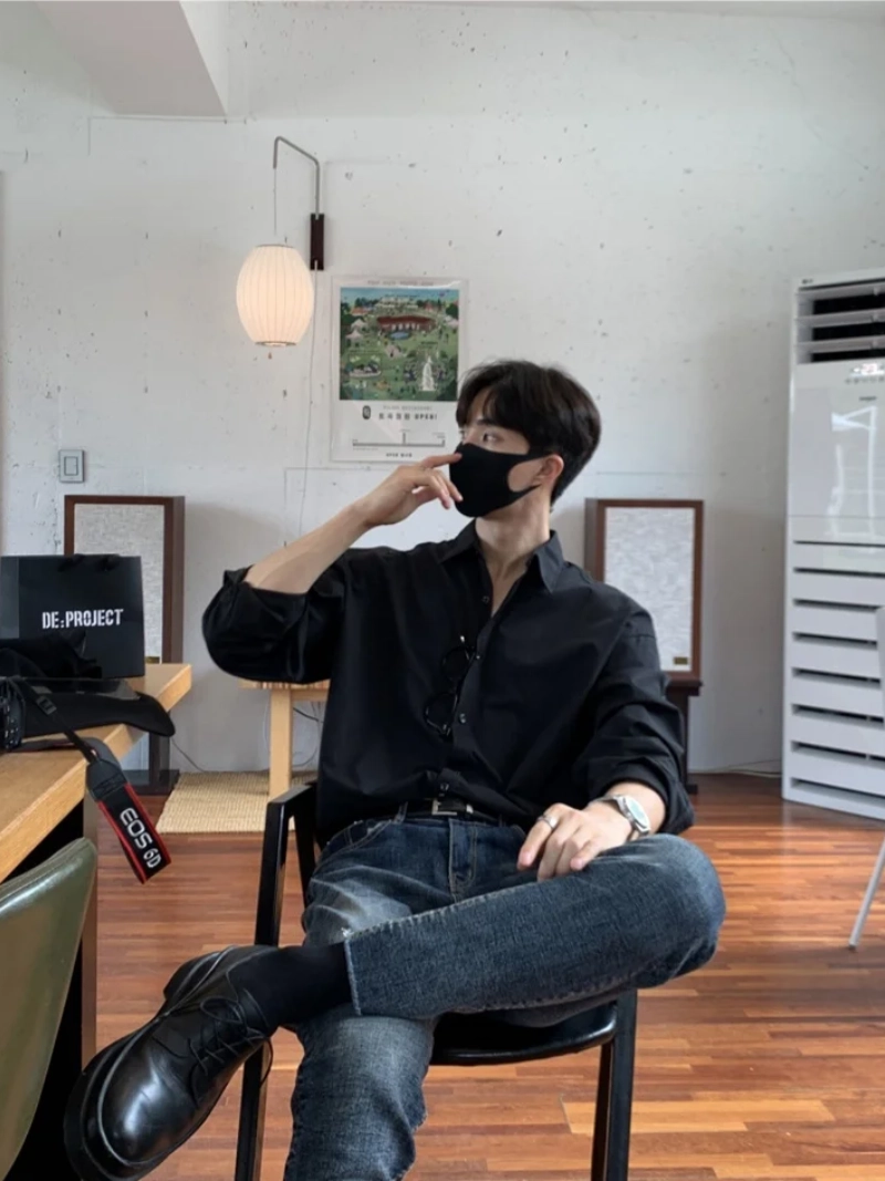 ảnh trai đẹp áo đen