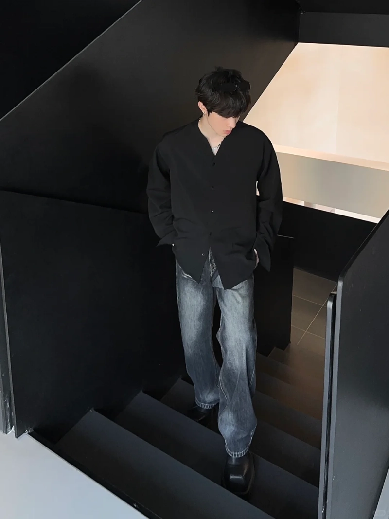 ảnh trai đẹp áo đen