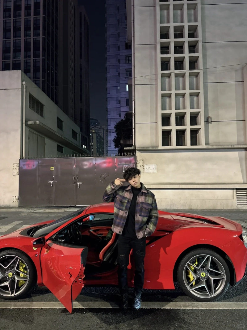 ảnh trai đẹp và siêu xe
