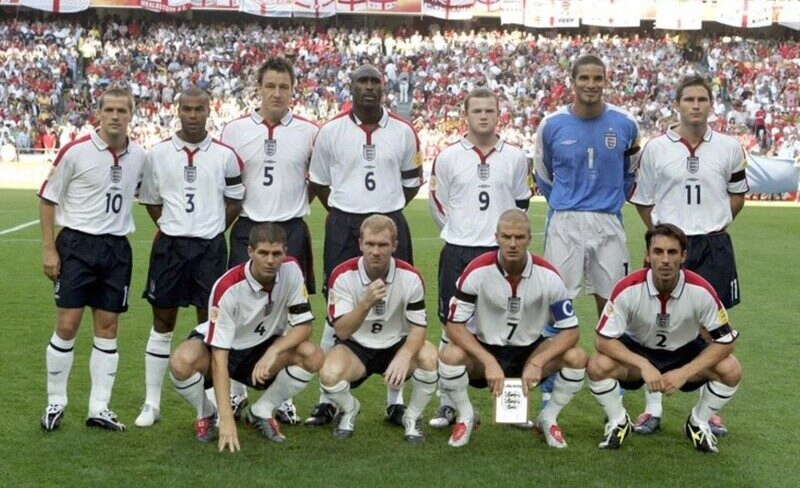 đội hình đội tuyển anh năm 2002