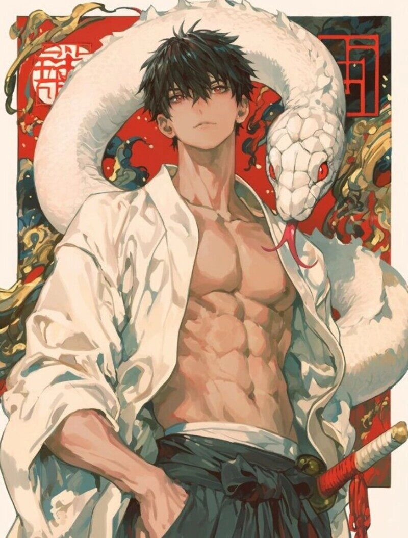 hình ảnh trai đẹp 6 múi anime