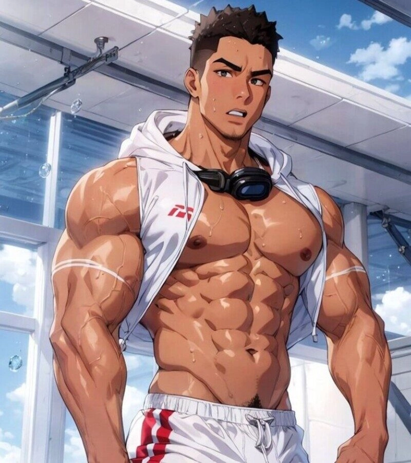 hình ảnh trai đẹp 6 múi anime