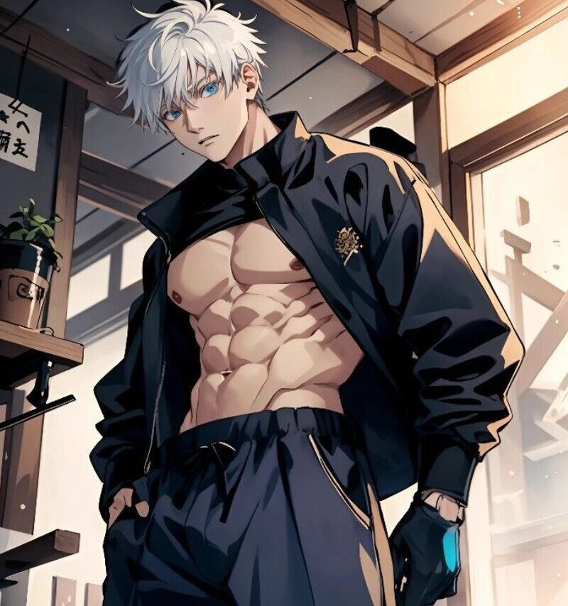 hình ảnh trai đẹp 6 múi anime