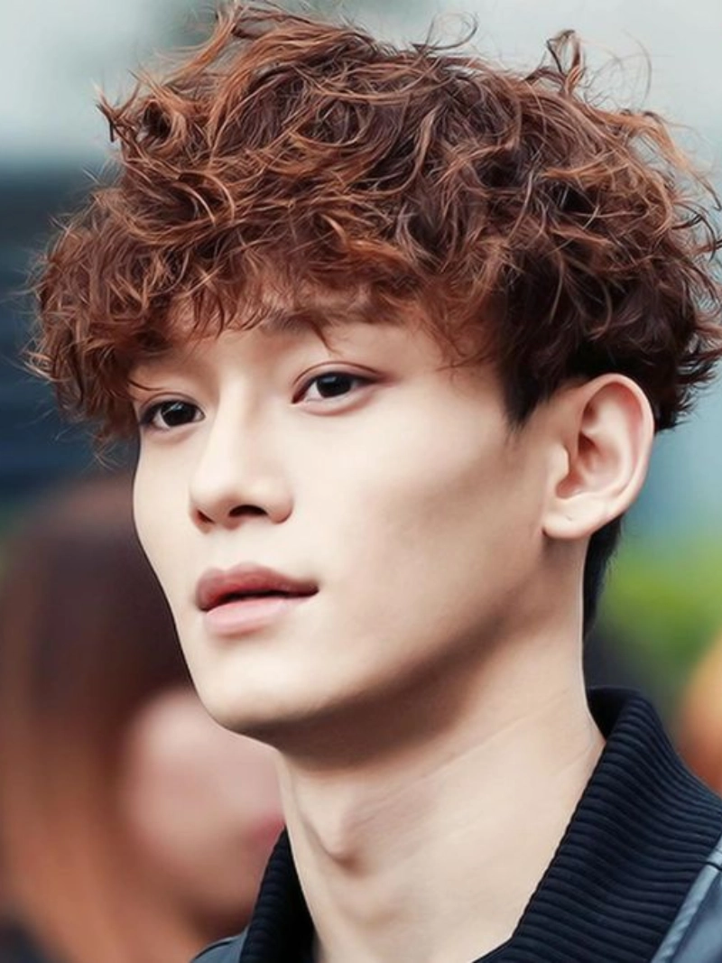 ảnh trai đẹp tóc xoăn