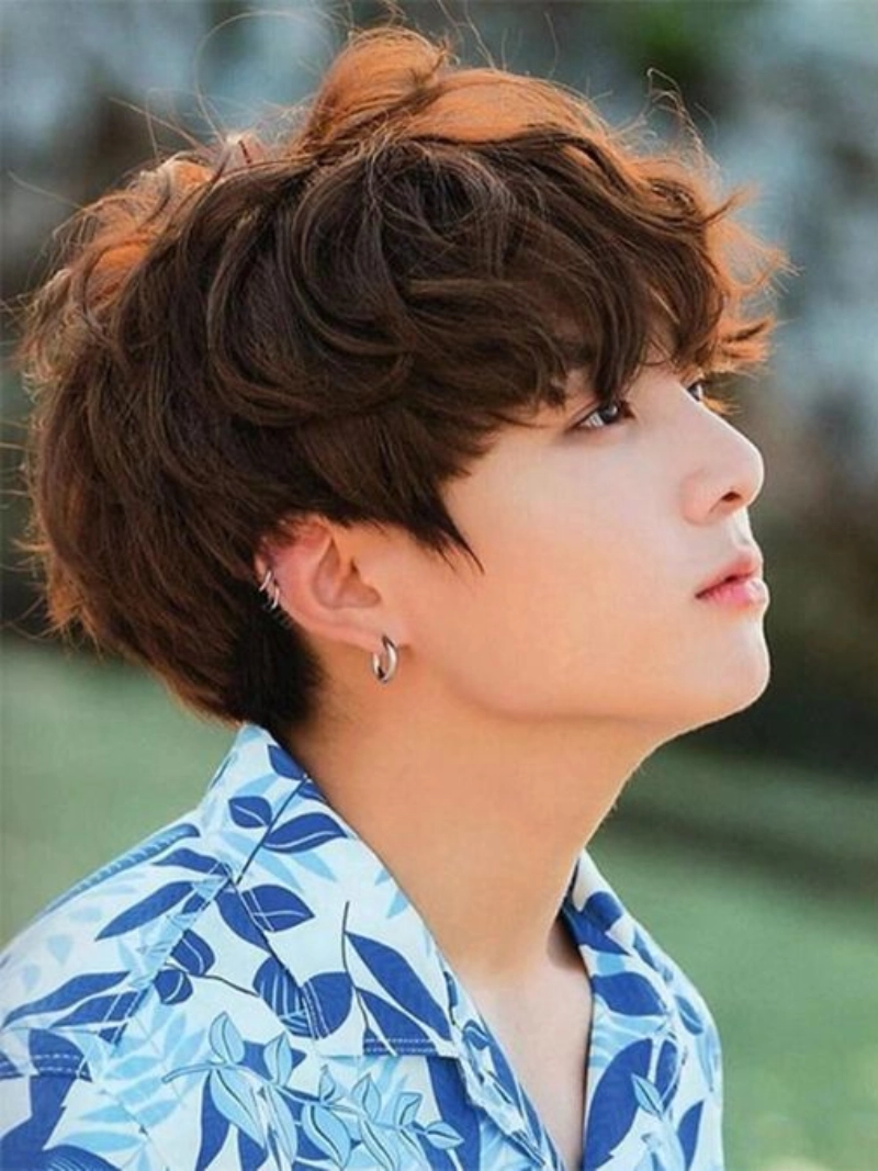 ảnh trai đẹp tóc xoăn