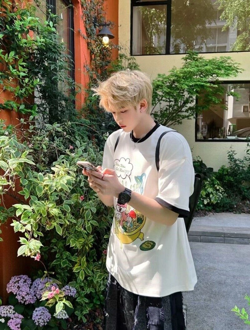 ảnh trai đẹp nhuộm tóc